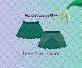 PEARL UNDER THE SEA SKIRT COVER UP RTS