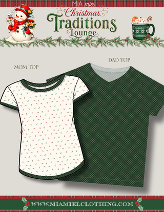 MOM & DAD TOPS {CHRISTMAS TRADITIONS} PREORDER