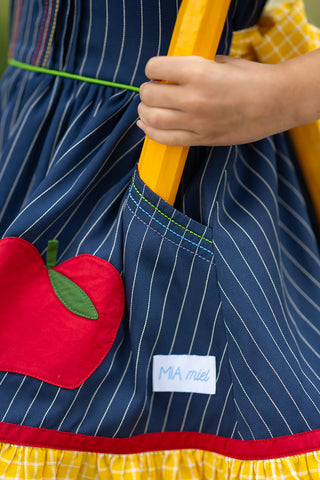 HONOR ROLL PINAFORE BRIGHT MINDS {BACK TO SCHOOL COLLECTION} PREORDER