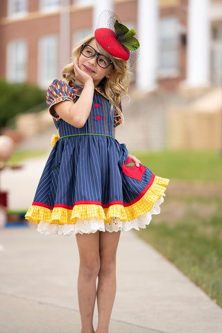 HONOR ROLL PINAFORE BRIGHT MINDS {BACK TO SCHOOL COLLECTION} PREORDER