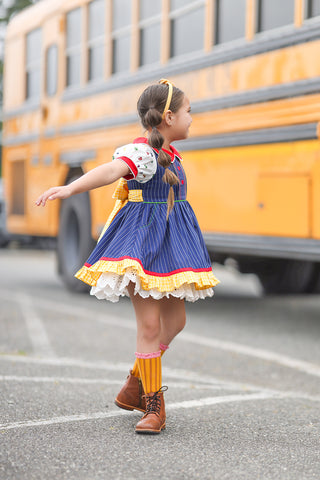 HONOR ROLL PINAFORE BRIGHT MINDS {BACK TO SCHOOL COLLECTION} PREORDER