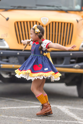 HONOR ROLL PINAFORE BRIGHT MINDS {BACK TO SCHOOL COLLECTION} PREORDER