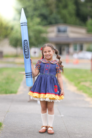 HONOR ROLL PINAFORE BRIGHT MINDS {BACK TO SCHOOL COLLECTION} PREORDER