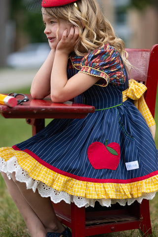 HONOR ROLL PINAFORE BRIGHT MINDS {BACK TO SCHOOL COLLECTION} PREORDER