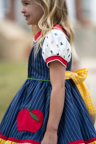 HONOR ROLL PINAFORE BRIGHT MINDS {BACK TO SCHOOL COLLECTION} PREORDER