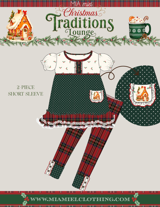 SHORT SLEEVE 2-PIECE [CHRISTMAS TRADITIONS) PREORDER