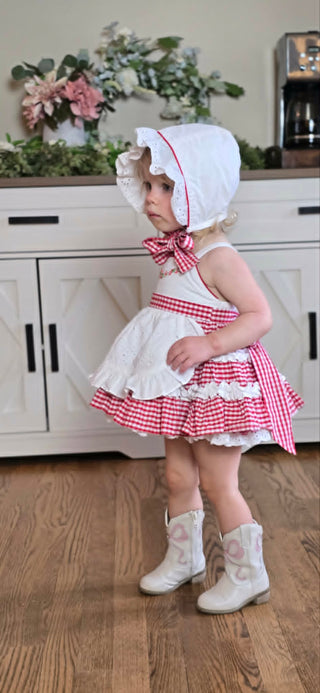 STRAWBERRY SCARLETT BONNET RTS
