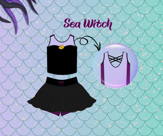 SEA WITCH UNDER THE SEA ATHLETIC SET SURPRISE RTS