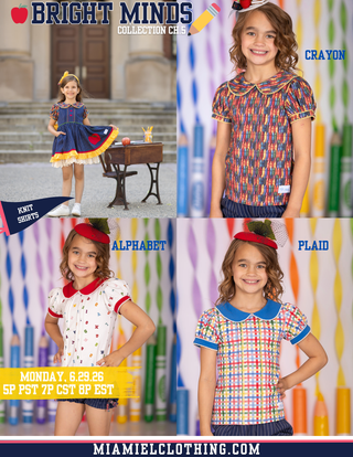 KNIT SHIRTS BRIGHT MINDS {BACK TO SCHOOL COLLECTION} PREORDER