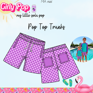 POP TOP SHORTS {Girly Pop} RTS
