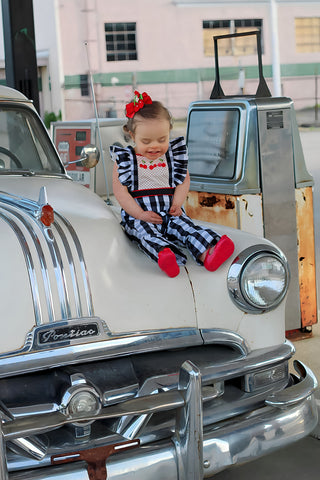 ROCKABILLY ROMPER - CHERRY PIE COLLECTION. RTS