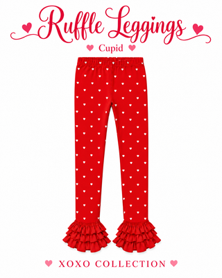 RUFFLE LEGGINGS {XOXO COLLECTION} PREORDER