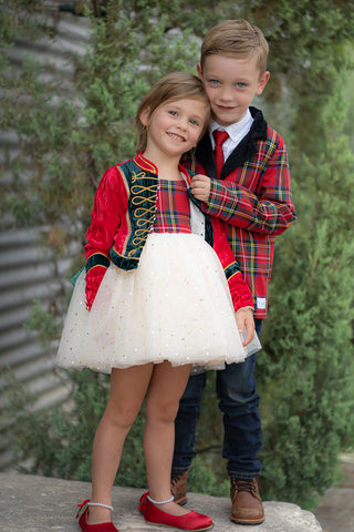 GIRLS NUTCRACKER JACKET {A ROYAL CHRISTMAS} RTS