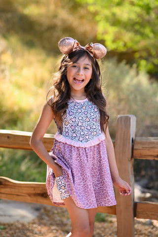 WILD ABOUT YOU ACTIVE TWIRL DRESS W/ SHORTS {HART & HUSTLE} RTS