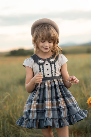 EMBROIDERED DRESS {WALNUT HILL} RTS