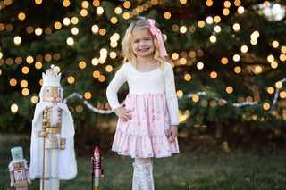 SUGARPLUM NUTCRACKER KNIT DRESS RTS