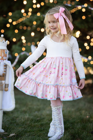 SUGARPLUM NUTCRACKER KNIT DRESS RTS