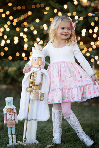 SUGARPLUM NUTCRACKER KNIT DRESS RTS