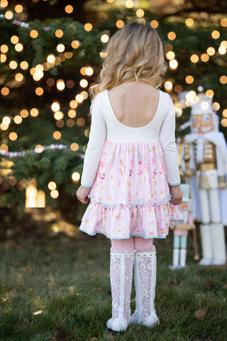 SUGARPLUM NUTCRACKER KNIT DRESS RTS