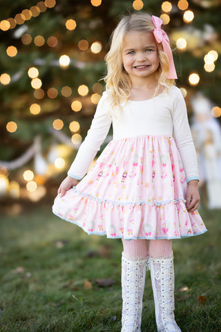 SUGARPLUM NUTCRACKER KNIT DRESS RTS