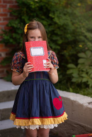 HONOR ROLL PINAFORE BRIGHT MINDS {BACK TO SCHOOL COLLECTION} PREORDER