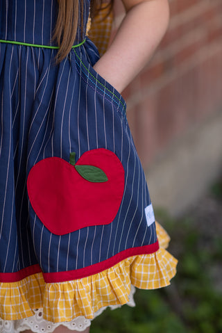 HONOR ROLL PINAFORE BRIGHT MINDS {BACK TO SCHOOL COLLECTION} PREORDER