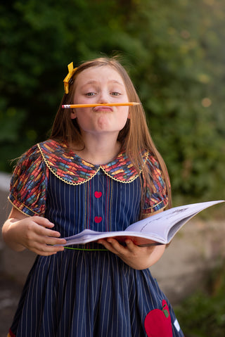 HONOR ROLL PINAFORE BRIGHT MINDS {BACK TO SCHOOL COLLECTION} PREORDER