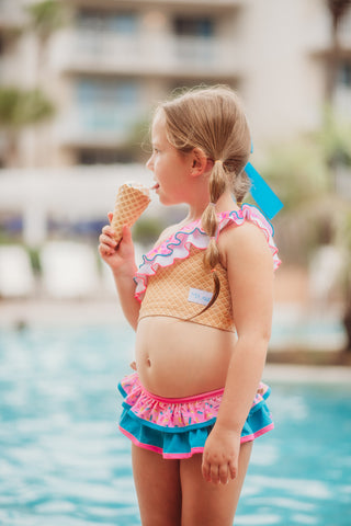 RUFFLE BIKINI- SPRINKLED COLLECTION RTS