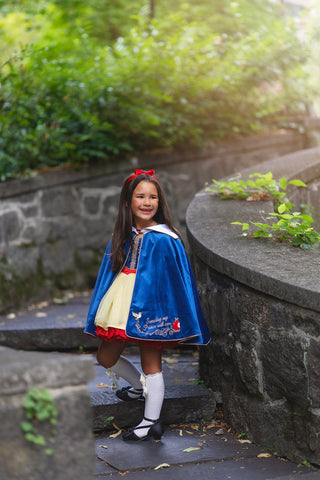 FAIREST- SNOW WHITE PETTICOAT DRESS & CAPE