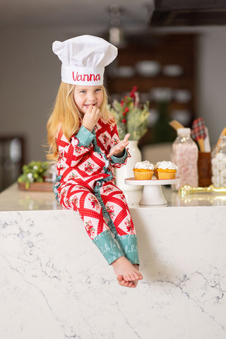 CHRISTMAS CAROL CANDY CANE LAYETTE RTS