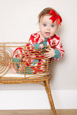 CHRISTMAS CAROL CANDY CANE LAYETTE RTS