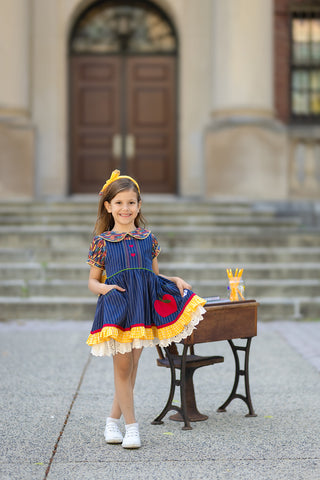 HONOR ROLL PINAFORE BRIGHT MINDS {BACK TO SCHOOL COLLECTION} PREORDER