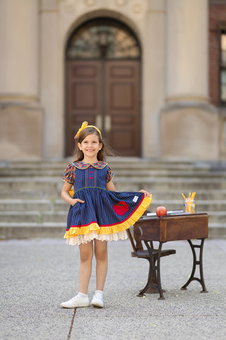 HONOR ROLL PINAFORE BRIGHT MINDS {BACK TO SCHOOL COLLECTION} PREORDER