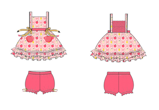 BOW & TELL PINAFORE SET RTS