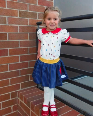 A+ GIRLS SKORT BRIGHT MINDS {BACK TO SCHOOL COLLECTION} PREORDER