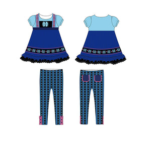 ICE PRINCESS MATCHING SHORTS- ARENDELLE PRINCESS RTS