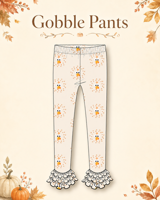 THANKSGIVING RUFFLE PANTS {BUILD YOUR OWN PLAYSET THANKSGIVING} PREORDER