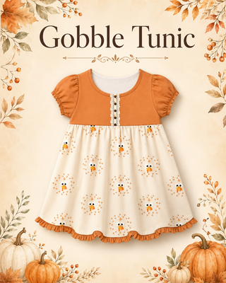THANKSGIVING SHORT SLEEVE TUNIC {BUILD YOUR OWN PLAYSET THANKSGIVING} PREORDER