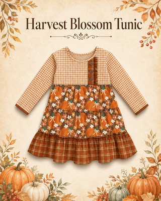 THANKSGIVING HARVEST BLOSSOM TUNIC {BUILD YOUR OWN PLAYSET THANKSGIVING} PREORDER