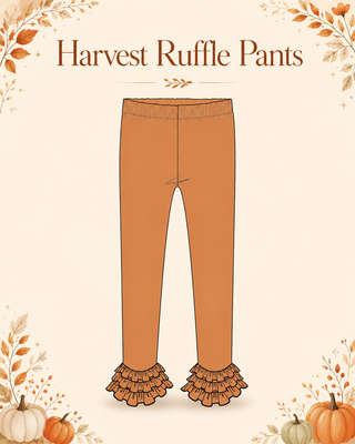 THANKSGIVING RUFFLE PANTS {BUILD YOUR OWN PLAYSET THANKSGIVING} PREORDER