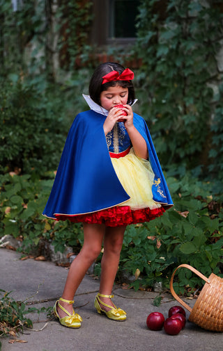 FAIREST- SNOW WHITE PETTICOAT DRESS & CAPE