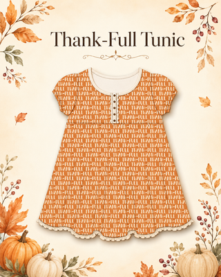 THANKSGIVING SHORT SLEEVE TUNIC {BUILD YOUR OWN PLAYSET THANKSGIVING} PREORDER