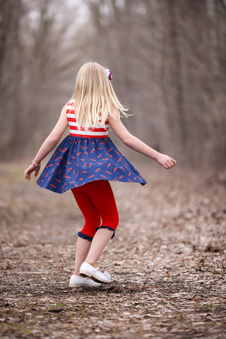 ALL-AMERICAN GIRL CAPRI SET RTS