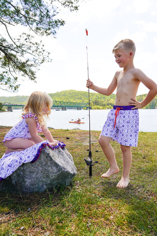 ANCHORED BOYS SWIM TRUNKS RTS