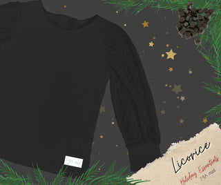 LICORICE COOKIES LONG SLEEVE ESSENTIALS RTS