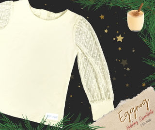 EGGNOG COOKIES LONG SLEEVE ESSENTIALS RTS